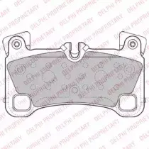Комплект тормозных колодок, дисковый тормоз DELPHI купить