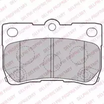 Комплект тормозных колодок, дисковый тормоз DELPHI купить