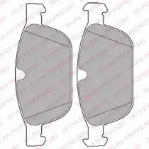 Комплект тормозных колодок, дисковый тормоз DELPHI купить