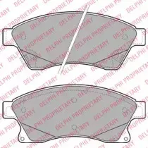 Комплект тормозных колодок, дисковый тормоз DELPHI купить