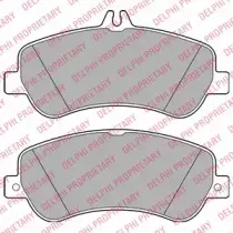 Комплект тормозных колодок, дисковый тормоз DELPHI купить