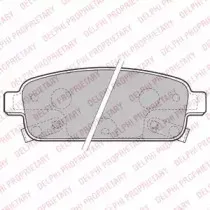 LP2167 Delphi Колодки гальмівні (задні) Opel Astra J 09 - R16 (Ate) DELPHI купить
