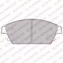 Комплект тормозных колодок, дисковый тормоз DELPHI купить