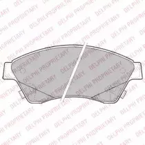 Комплект тормозных колодок, дисковый тормоз DELPHI купить