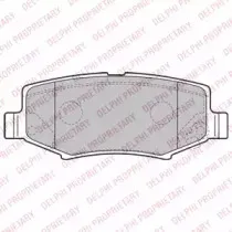 Комплект тормозных колодок, дисковый тормоз DELPHI купить