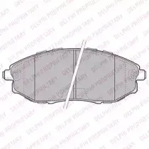 Комплект тормозных колодок, дисковый тормоз DELPHI купить