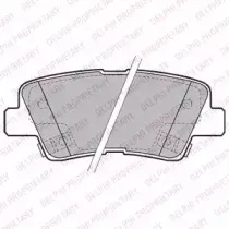 Комплект тормозных колодок, дисковый тормоз DELPHI купить