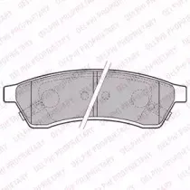 Комплект тормозных колодок, дисковый тормоз DELPHI купить