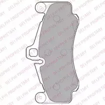 Комплект тормозных колодок, дисковый тормоз DELPHI купить