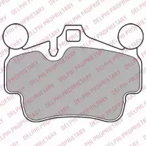 Комплект тормозных колодок, дисковый тормоз DELPHI купить