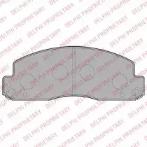 Комплект тормозных колодок, дисковый тормоз DELPHI купить