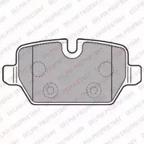 Комплект тормозных колодок, дисковый тормоз DELPHI купить