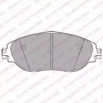 Комплект тормозных колодок, дисковый тормоз DELPHI купить
