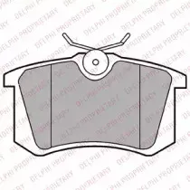 Комплект тормозных колодок, дисковый тормоз DELPHI купить