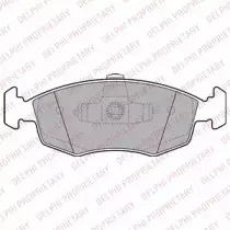 Комплект тормозных колодок, дисковый тормоз DELPHI купить
