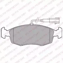 Комплект тормозных колодок, дисковый тормоз DELPHI купить