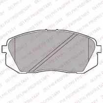 Комплект тормозных колодок, дисковый тормоз DELPHI купить