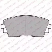 Комплект тормозных колодок, дисковый тормоз DELPHI купить
