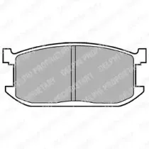 Комплект тормозных колодок, дисковый тормоз DELPHI купить