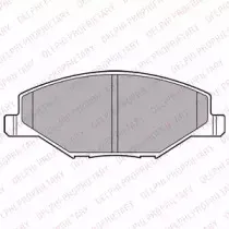 Комплект тормозных колодок, дисковый тормоз DELPHI купить