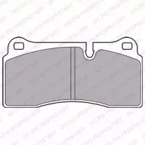 Комплект тормозных колодок, дисковый тормоз DELPHI купить