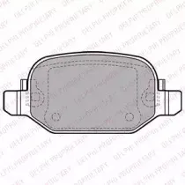 Комплект тормозных колодок, дисковый тормоз DELPHI купить