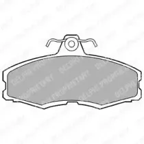 Комплект тормозных колодок, дисковый тормоз DELPHI купить