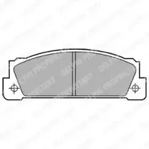 Комплект тормозных колодок, дисковый тормоз DELPHI купить