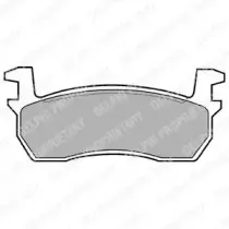 Комплект тормозных колодок, дисковый тормоз DELPHI купить