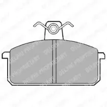 Комплект тормозных колодок, дисковый тормоз DELPHI купить