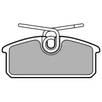 Комплект тормозных колодок, дисковый тормоз DELPHI купить