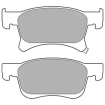 Комплект тормозных колодок, дисковый тормоз DELPHI купить