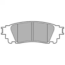 Комплект тормозных колодок, дисковый тормоз DELPHI купить