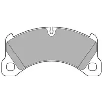 Комплект тормозных колодок, дисковый тормоз DELPHI купить