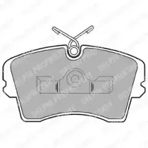 Комплект тормозных колодок, дисковый тормоз DELPHI купить