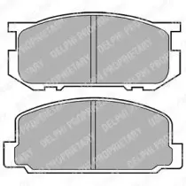 Комплект тормозных колодок, дисковый тормоз DELPHI купить