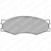 Комплект тормозных колодок, дисковый тормоз DELPHI купить