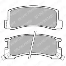 Комплект тормозных колодок, дисковый тормоз DELPHI купить