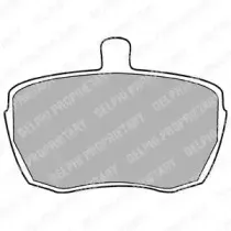 Комплект тормозных колодок, дисковый тормоз DELPHI купить