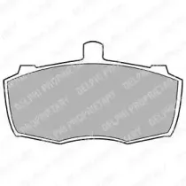 Комплект тормозных колодок, дисковый тормоз DELPHI купить