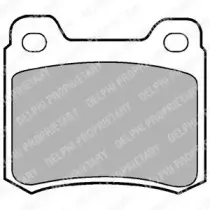 Комплект тормозных колодок, дисковый тормоз DELPHI купить