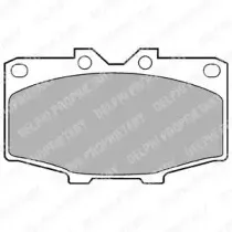 Комплект тормозных колодок, дисковый тормоз DELPHI купить