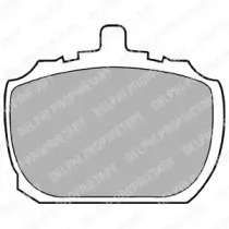 Комплект тормозных колодок, дисковый тормоз DELPHI купить