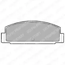 Комплект тормозных колодок, дисковый тормоз DELPHI купить