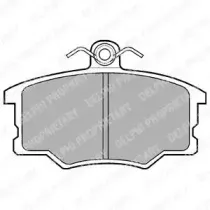 Комплект тормозных колодок, дисковый тормоз DELPHI купить