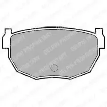 Комплект тормозных колодок, дисковый тормоз DELPHI купить