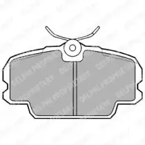 Комплект тормозных колодок, дисковый тормоз DELPHI купить