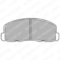 Комплект тормозных колодок, дисковый тормоз DELPHI купить