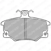 Комплект тормозных колодок, дисковый тормоз DELPHI купить