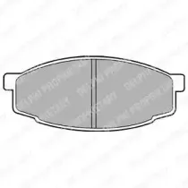 Комплект тормозных колодок, дисковый тормоз DELPHI купить